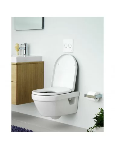 Unitazas Hygienic Flush rimless, soft close dangtis, Gustavsberg