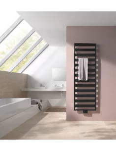 Rankšluosčių džiovintuvas CASTEO 986x500mm juodas matinis, Kermi