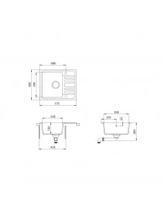 Plautuvės ir maišytuvo komplektas SQ102-111AW+5553E-111