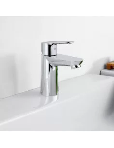 Maišytuvas praustuvo BauEdge S, be dugno vožtuvo, chromas, Grohe
