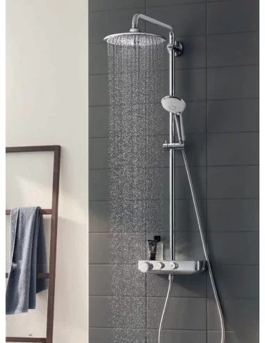 Dušo sistema su termostatiniu maišytuvu Euphoria SmartControl System 260 Mono, chromas, Grohe