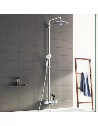 Dušo sistema su termostatiniu maišytuvu Euphoria SmartControl 260 Mono, chromas, Grohe