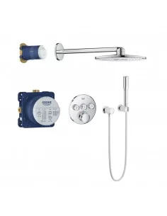 Dušo sistema potinkinė su termostatiniu maišytuvu Grohtherm SmartControl, chromas, Grohe