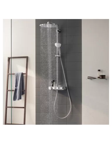 Dušo sistema su termostatiniu maišytuvu Euphoria SmartControl System 310 Duo, chromas, Grohe