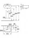 Praustuvas BauCeramic 453x354 mm, baltas, Grohe