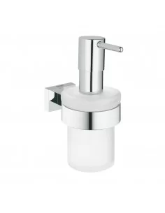 Muilo dozatorius Essentials Cube, su laikikliu, chromas, Grohe