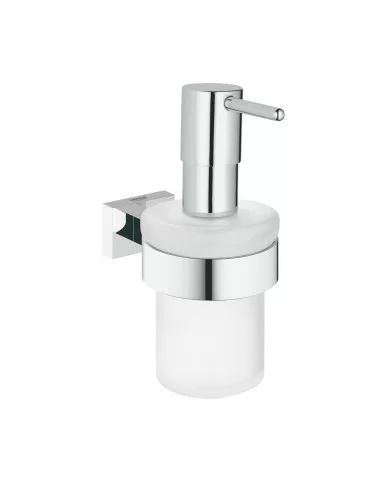 Muilo dozatorius Essentials Cube, su laikikliu, chromas, Grohe