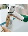 Maišytuvas praustuvo Eurosmart M, be kamštuko, chromas, Grohe