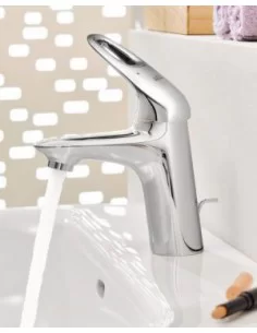 Maišytuvas praustuvo Eurostyle S, su dugno vožtuvu, chromas, Grohe