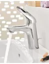 Maišytuvas praustuvo Eurostyle S, su dugno vožtuvu, chromas, Grohe