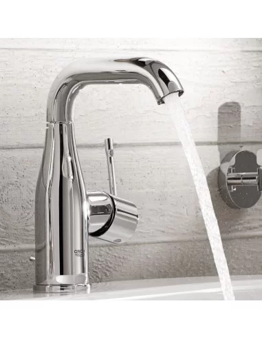 Maišytuvas praustuvo Essence M su dugno vožtuvu, chromas, Grohe