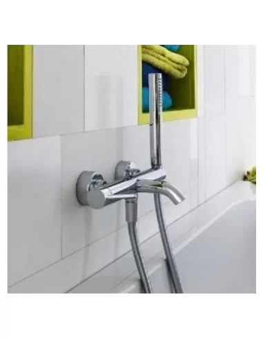 Maišytuvas voniai su dušo komplektu Essence, chromas, Grohe