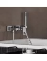 Maišytuvas voniai Eurocube, su dušo galvute ir žarna, chromas, Grohe