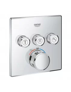 Maišytuvas dušo potinkinis, termostatinis Grohe SmartControl, 3-jų padėčių, chromas, Grohe