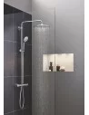 Dušo sistema potinkinė su termostatiniu maišytuvus Grohtherm Perfect Rainshower Cosmopolitan 210 , chromas, Grohe