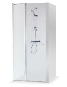 Dušo durys nišoms Greta Plius 80, 90, 100, 110, 120 cm, BRASTA GLASS