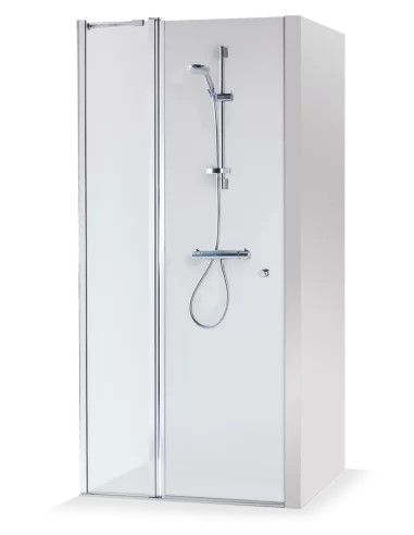 Dušo durys nišoms Greta Plius 80, 90, 100, 110, 120 cm, BRASTA GLASS
