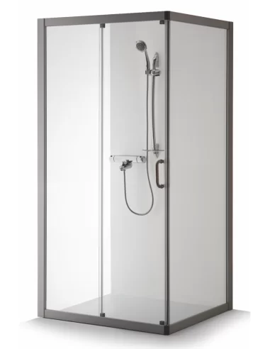 Dušo kabina Laima 110, 120, 130 cm, BRASTA GLASS