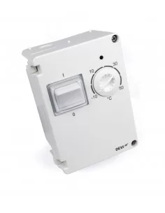 Termostatas DEVIreg™ 610, -10...+50 °C, laidinis temp. jutiklis, 10 A, IP 44