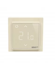 Termostatas DEVIreg™ Smart WiFi dramblio k., +5...+45 °C, grindų+patalpos jutiklis, 16 A