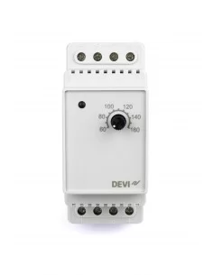 Termostatas DEVIreg™ 330, +60...+160 °C, laidinis temp. jutiklis, 16 A, DIN