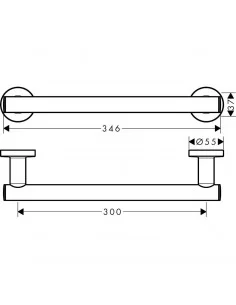 Laikiklis metalinis Logis Universal, Hansgrohe