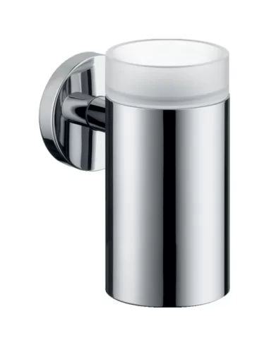 Stiklinė su metaliniu laikikliu Logis, Hansgrohe