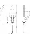 Maišytuvas plautuvei Focus 260 chromas, Hansgrohe