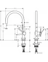 Maišytuvas plautuvei Talis M54 , Hansgrohe