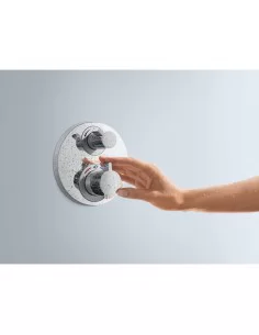 Maišytuvas dušo/vonios termostatinis 2 funkcijų Ecostat S, Hansgrohe