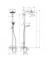 Dušo sistema voniai Crometta S 240, Hansgrohe