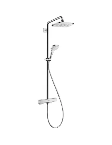 Dušo sistema su termostatiniu maišytuvu Croma E Showerpipe 280 1jet, Hansgrohe