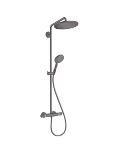 Dušo sistema Croma Select S Showerpipe 280 1jet juoda matinė, Hansgrohe