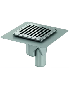 MG plastikinis trapas 150x150 mm su vertikaliu išvedimu DN50, ACO