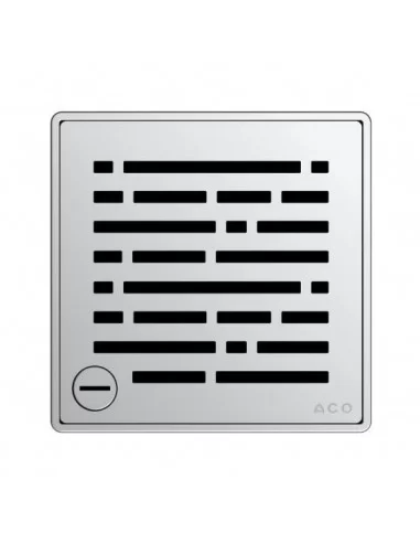 EasyFlow nerūdijančiojo plieno grotelės Mix 140x140 mm su užraktu, ACO