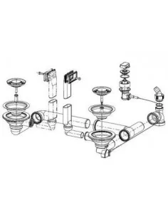 Ekscentrinis 3½, ventilis FRANKE 112.0006.263