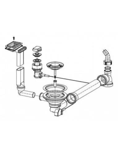 Ekscentrinis 3½,ventilis FRANKE 112.0006.331