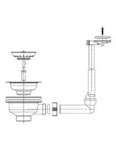 Užkemšamas 3½ ventilis FRANKE 112.0006.332