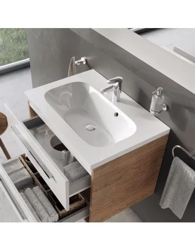 Praustuvas Chrome 600 su persipylimu, RAVAK