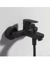 Ideal Standard CERAFINE O virštinkinis vonios maišyttuvas su dušo žarna, rankine dušo galva ir laikikliu, matinė juoda