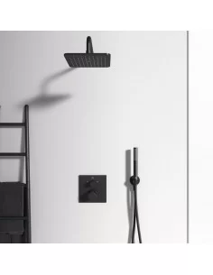Ideal Standard Ceratherm C100 potinkinis termostatinis maišytuvas dušui ir voniai, išorinė dalis, matinė juoda