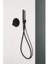 Ideal Standard dušo žarnos pajungimo alkūnė su laikikliu, matinė juoda