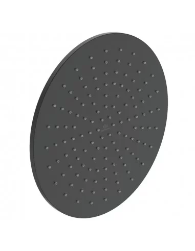 Ideal Standard lietaus dušo galva 300 mm su silikoniais purkštukais, matinė juoda