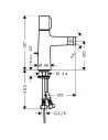 Maišytuvas bide Talis Select S, Hansgrohe