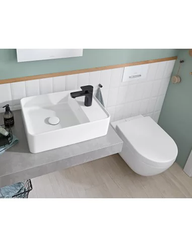 Vandens nuleidimo plokštė ViConnect, stiklas, blizgios baltos sp., Villeroy&Boch