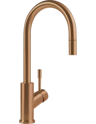 Maišytuvas plautuvei Umbrella Flex su ištraukiama žarna, bronzos sp., Villeroy&Boch