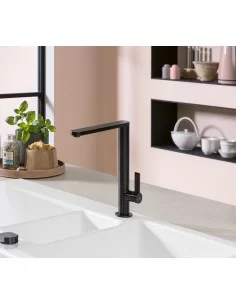Maišytuvas plautuvei Finera, antracito sp., Villeroy&Boch