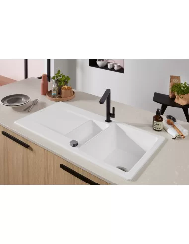 Maišytuvas plautuvei Finera, antracito sp., Villeroy&Boch