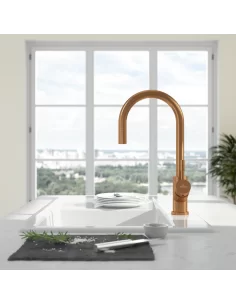 Maišytuvas plautuvei Umbrella Flex su ištraukiama žarna, bronzos sp., Villeroy&Boch