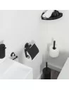Laikiklis tualetiniam popieriui Boston su dangteliu, metalinis, juodas, Tiger